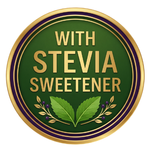 With Stevia Sweetener